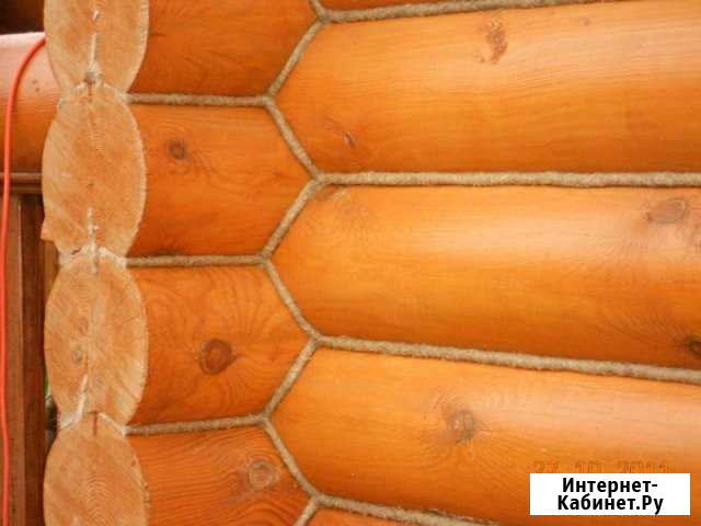 Конопатка, покраска, отделка домов,бань из дерева Тюмень - изображение 1