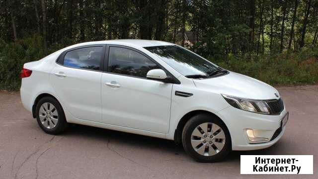 Машина Kia Rio на газу аренду под такси Санкт-Петербург - изображение 1