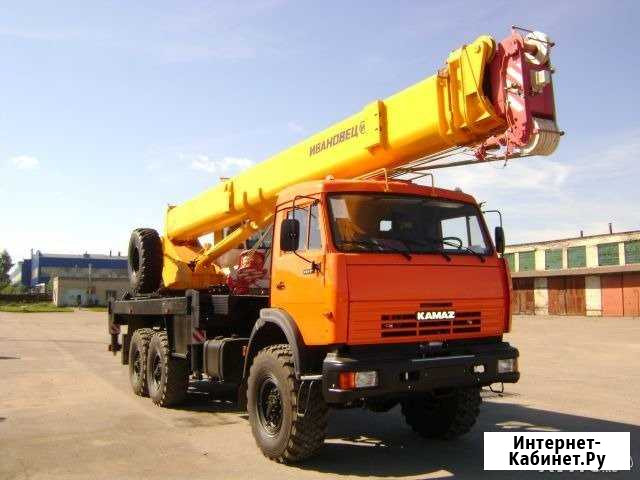 Аренда автокрана Камаз 6х6 25тонн 31м Иваново - изображение 1