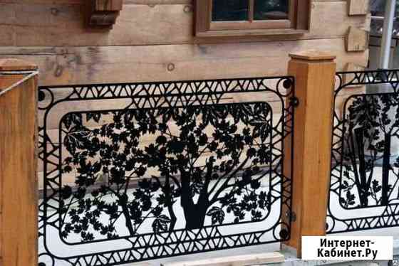 Резные ограждения из металла Москва