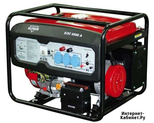 Аренда генератора Elitech бэс 6500 5.5 кВт Казань - изображение 1