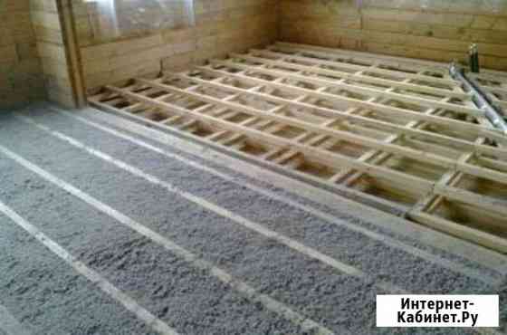 Задувка эковаты машинным способом Утепление полов Набережные Челны