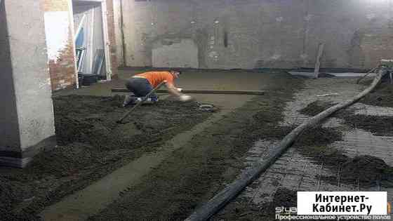 Механизированная полусухая стяжка пола Сочи