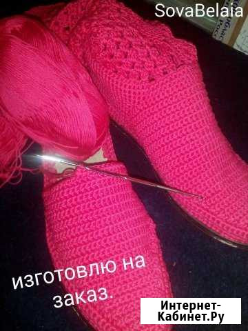 Вязанные Сапожки Орёл - изображение 1