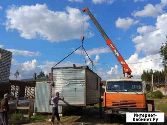Манипулятор камаз услуги бытовки будки любые грузы Воронеж