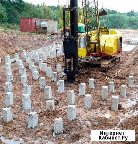 Забивка погружение свай копер аренда сваебоя сп-49 Оренбург - изображение 1