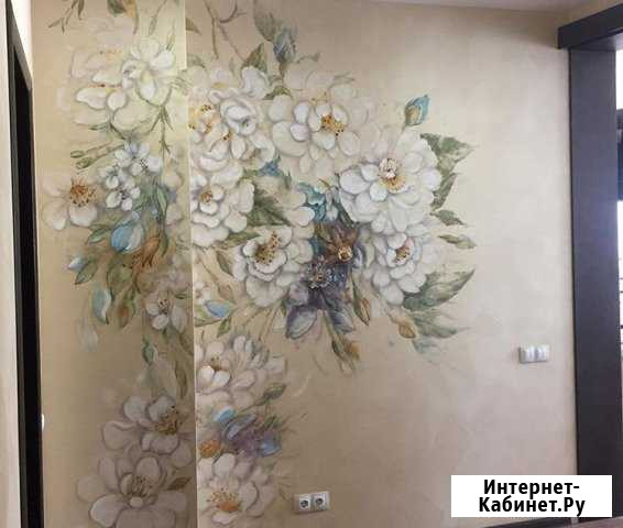 Роспись стен,помещений, декоративные работы, дизай Махачкала - изображение 1