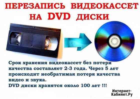 Оцифровка видеокассет (VHS) Владикавказ