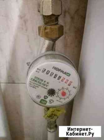 Замена водосчетчика со счетчиком,установка сантехн Челябинск
