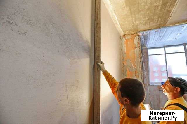 Механизированная штукатурка стен под обои Саратов - изображение 1