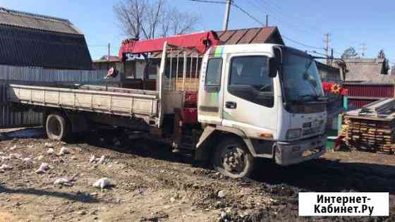 Услуги кран борта, грузоперевозки Иркутск