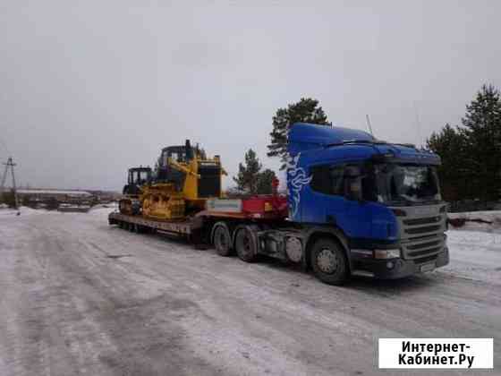 Услуги низкорамного трала 50 тонн раздвижной 18м Красноярск