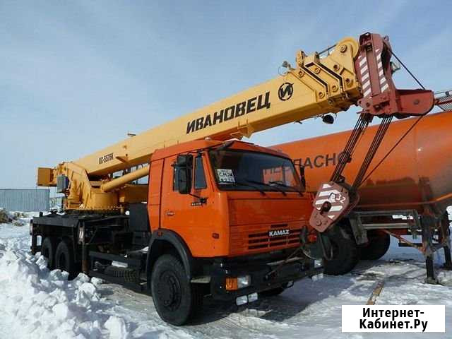 Автокран Камаз 25т., Фронтальный погрузчик 3т Челябинск - изображение 1