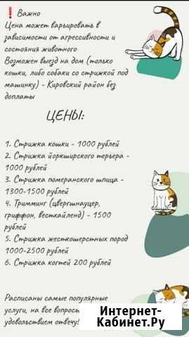Стрижка собак и кошек (груминг) Санкт-Петербург - изображение 1