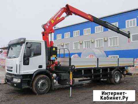 Аренда крана манипулятора Iveco 5 тонн, 17 метров Великий Новгород
