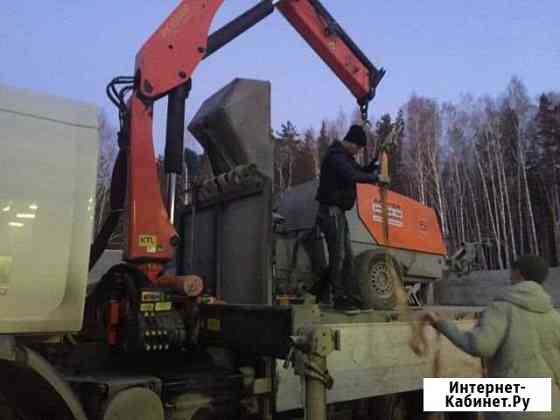 Аренда растворонасоса для полусухой стяжки Екатеринбург