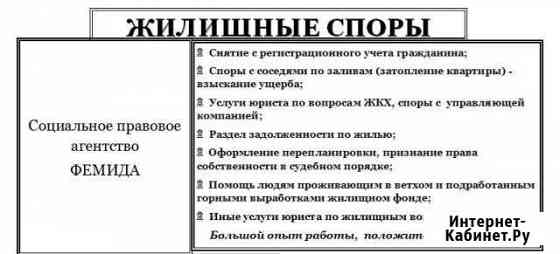 Профессиональная юридическая помощь Ленинск-Кузнецкий