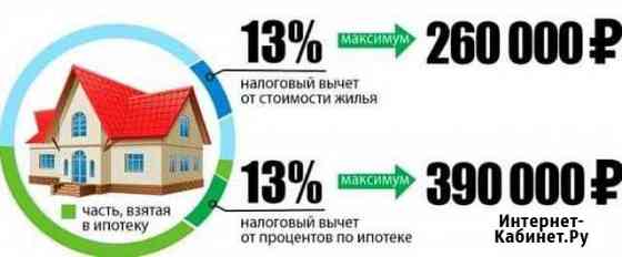 Имущественный вычет до 260 т.р Якутск