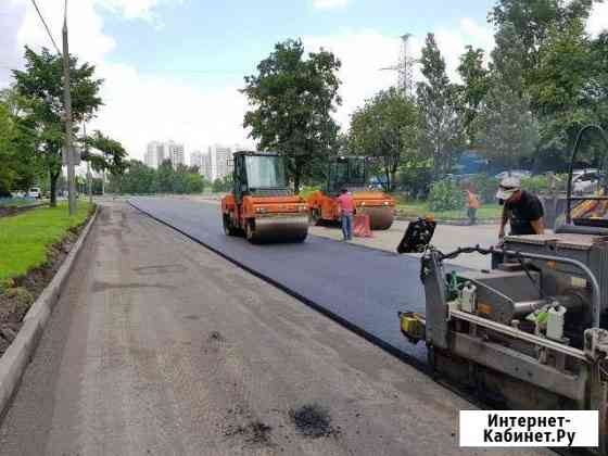 Асфальтирование укладка асфальтовая крошк Хотьково