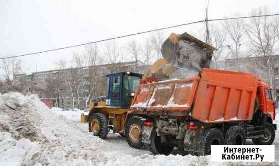 Уборка и вывоз снега и мусора,пескосоляная смесь Пенза