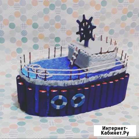 Торт из конфет, сладкий подарок, имитация торта Сергиев Посад - изображение 1
