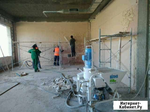 Механизированная штукатурка стен сразу под обои Махачкала - изображение 1