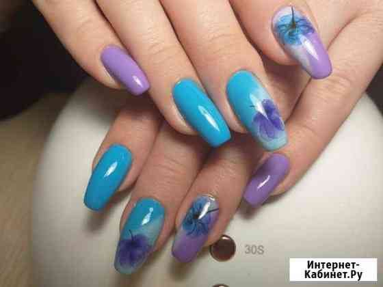 Покрытие гель-лаком, наращивание, педикюр Воронеж