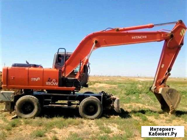 Аренда колесного экскаватора hitachi-ZX-180W Уфа - изображение 1