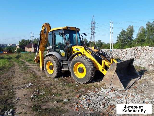 Экскаватор погрузчик Услуги Аренда Заказ Новосибирск - изображение 1