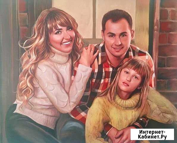 Портреты красками на холсте Ульяновск - изображение 1