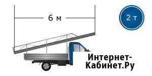 Газель открытая бортовая 3 м 4 м 5 м 6 м 7м 8 м Тула