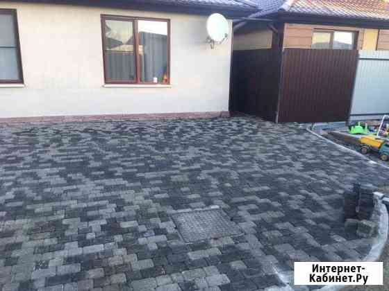 Укладка тротуарной плитки и брусчатки Краснодар