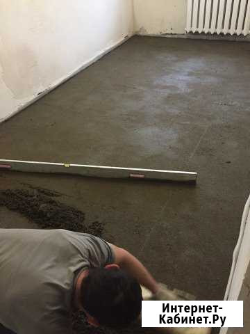Стяжка пола небольшие обьемы(полусухая) Казань - изображение 1