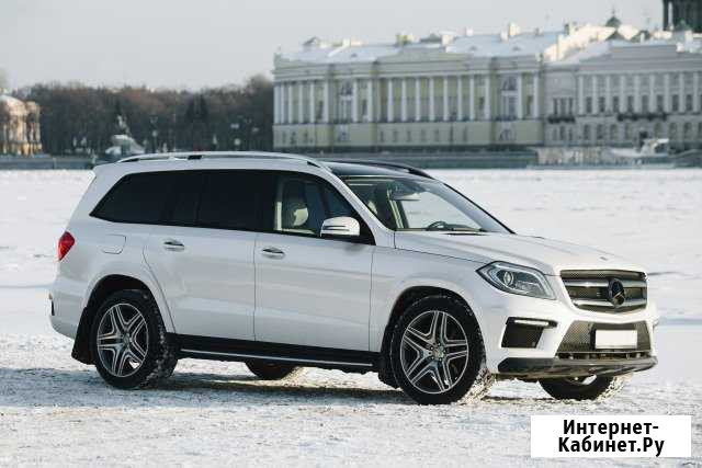 Машина на свадьбу, авто Mercedes GL (белый) Санкт-Петербург - изображение 1