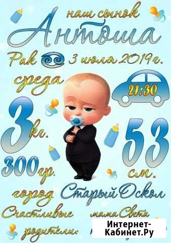 Метрика Старый Оскол - изображение 1