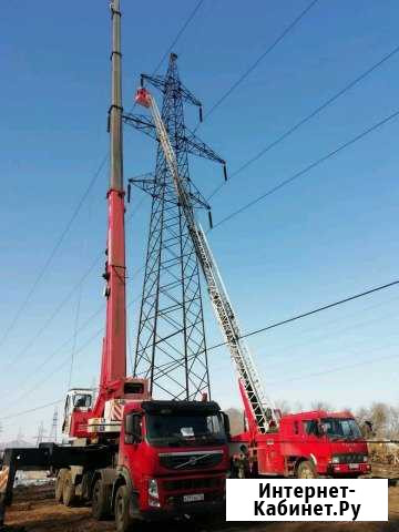Услуги автовышки 45 метров Томск - изображение 1