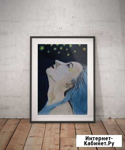 Портрет в стиле fashion art - иллюстрация по фото Рязань - изображение 1
