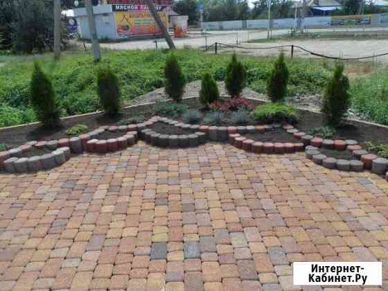 Укладка тротуарной плитки вибро плитой Курганинск