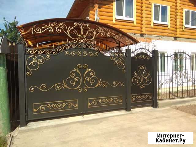 Кованные ворота Чебоксары - изображение 1