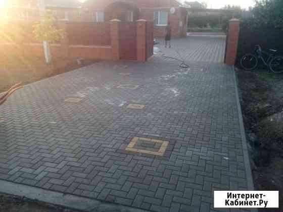 Укладка тротуарной плитки Староминская