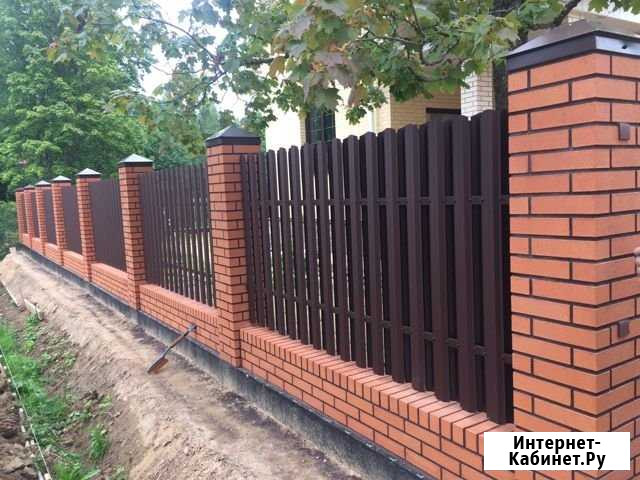 Забор на даче Волосово - изображение 1