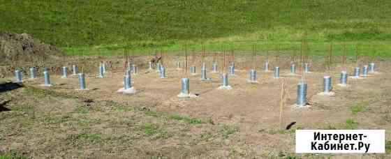 Фундамент на буронабивных сваях,бурение ям,ямобур Красноярск