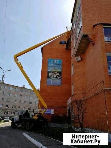 Автовышка агп-22 на базе ЗИЛ-131 вездеход Кумертау - изображение 1