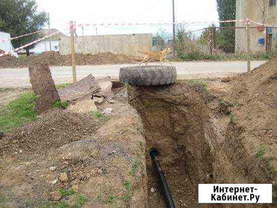 Прокол под дорогой Саки