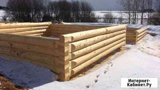 Срубы из зимнего леса Екатеринбург