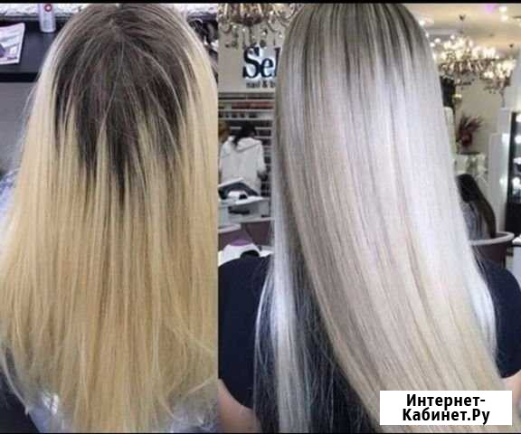 Окрашивание, омбре, шатуш, балаяж. Полировка волос Санкт-Петербург - изображение 1