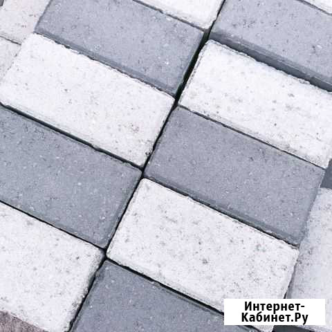 Брусчатка, тротуарная плитка, тротуарный поребрик Казань - изображение 1
