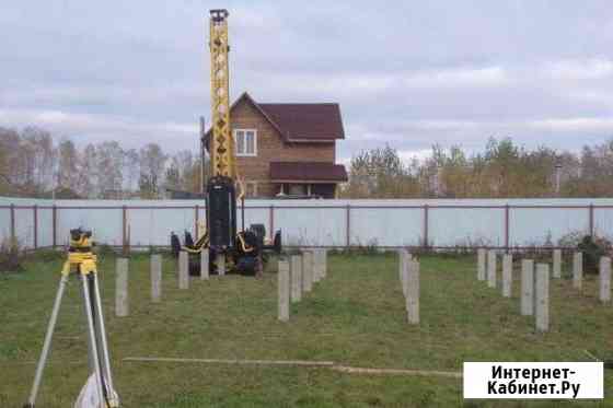 Фундамент на забивных железобетонных с Орёл