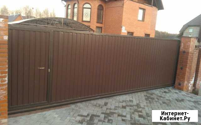 Откатные ворота 4 метра Набережные Челны - изображение 1