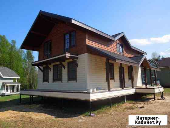 Каркасный дом, пристройка для туалета, душа, кухни Санкт-Петербург